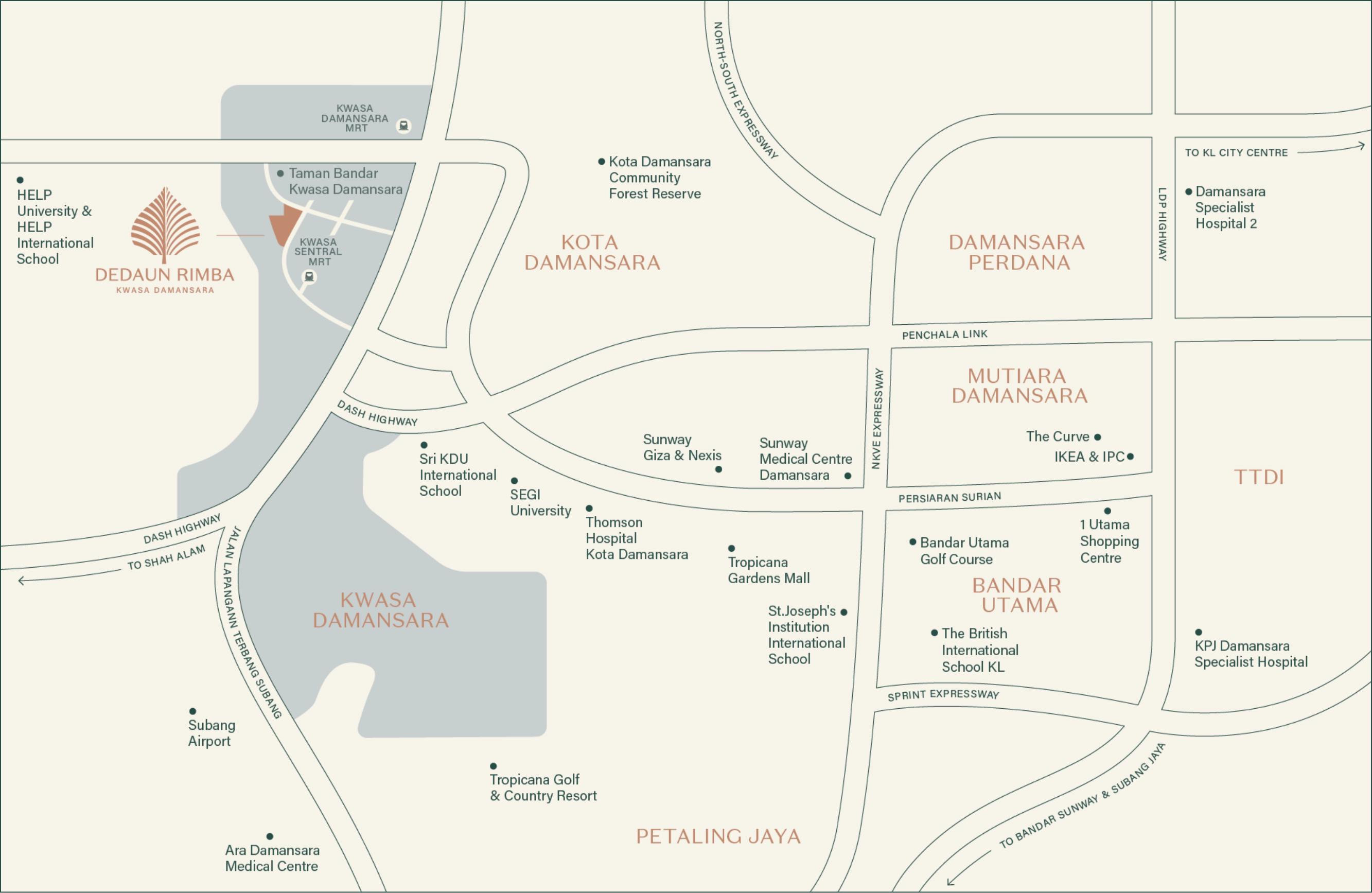 Dedaun Rimba Masterplan